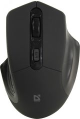 Мышь беспроводная Datum MB-345 800-1600 dpi, 4 кнопки, черный 52345 Defender