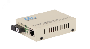 Медиаконвертер 1хRJ45, 1хSC 100/1000 Мб/c, Tx:1310/Rx:1550, до 20 км ЭКО49737 Gigalink