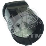 Штепсель без заземления черный А0115 UNIVersal