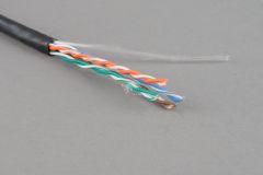 Витая пара неэкранированная U/UTP категория 5e 4 пары (24 AWG) многожильный (patсh) PVC синий (305м) 236308 Hyperline