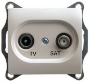 Розетка GLOSSA TV-SAT оконечная 1DB механизм GSL000697 Systeme Electric