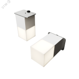 Светодиодный светильник RVE-LBX-LUMO40-PLAZA5010-2-GR (Квадрат Грильято 2шт 40х40х80мм 6Вт встраиваемый 4000K Белый) RVE00003261 RVElektro