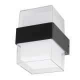 Светильник светодиодный ULU-P26B-2x5W/4000K IP65 BLACK  уличный. Архитектурный накладной. Белый свет (4000K). Корпус черный. TM Uniel UL-00010518 Uniel