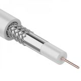 Кабель коаксиальный 3С-2V, 75 Ом, CCS/Al/Al, 48%, бухта 100 м, белый, REXANT 01-2611 REXANT