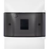 Practibox S Пластиковый щиток Встраиваемый (ЩРв-П) 1X4 Дымчатая дверь 134554 Legrand