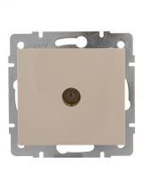 Розетка RAIN ТВ оконечная крем механизм 703-0388-130 Lezard