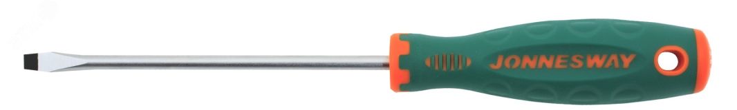 Отвертка стержневая шлицевая ANTI-SLIP GRIP, SL5.5х125 мм 046123 Jonnesway