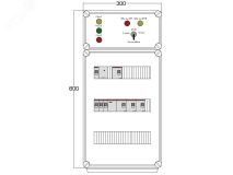 Щит управления электрообогревом DEVIBOX HR 4x1700 D330 (в комплекте с терморегулятором и датчиком температуры) DBR112 DEVIbox