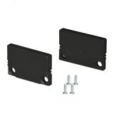 Заглушка SL-SLIM20-H13 BLACK глухая (пластик) 037512 Arlight