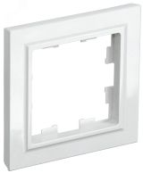 BRITE Рамка 1 пост РУ-1-БрБ белый BR-M12-K01 IEK
