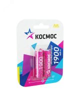 Аккумулятор 1900мАч R6 NiMH 2BL, KOCR6NIMH(1900MAH) Космос