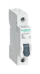 Выключатель автоматический однополюсный (АВ) B 6А 1P 6kA 230В City9 Set C9F16106 Systeme Electric