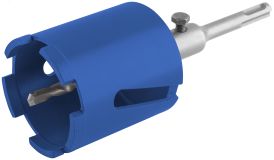 Коронка кольцевая по бетону алмазная безударная в сборе, SDS-PLUS, 5 зубьев, 68 мм 33472М MOS