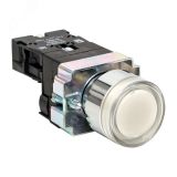 Кнопка BA21 с подстветкой 24В белая NO PROxima xb2-bw21-24 EKF