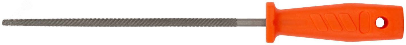 Напильник, пластиковая ручка, круглый 200 мм 42660 FIT