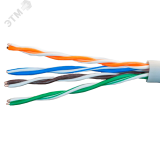 Витая пара SUPRLAN Long Ethernet UTP 5e 4x2x0,64 Cu PVC In. 500м (RUS) 01-0346-1 SUPRLAN