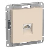 Розетка ATLASDESIGN компьютерная RJ45 механизм бежевый ATN000283 Systeme Electric