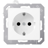 Розетка SCHUKO 16A 250V с защитой от детей        термопласт белый матовый A1520BFKIWWM JUNG