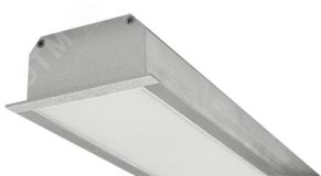 Светильник SLICK.PRS LED 30 with driver box       /tempered glass/ with through wiring 5000K 1631003390 Световые Технологии