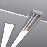 Светильник светодиодный RVE-PLS8535-990-V (Линейный 990x85х35мм 50Вт встраиваемый 4000K Анод) RVE00000671 RVElektro