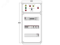 Щит управления электрообогревом HS 4x2700 D850 (в комплекте с терморегулятором) DBS016 DEVIbox