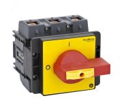 ВЫКЛЮЧАТЕЛЬ-РАЗЪЕДИНИТЕЛЬ 3P 175A IP20 С КРАСНОЙ РУКОЯТКОЙ НА ДВЕРЦУ 4 ВИНТА 1 ЗАМОК MSD175360R Systeme Electric