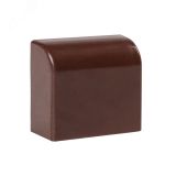 Заглушка (40х25) (4 шт) Plast под темное дерево ecd-40-25x4 EKF
