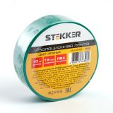 Изоляционная лента 0,13*19 10 м. зеленая, INTP01319-10 39906 STEKKER