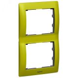 Galea Life Рамка 2 поста вертикальная Magic Green 771926 Legrand