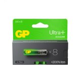 Батарейка алкалиновая c технологией G-tech GP Ultra Plus Alkaline 15А AА - 8 шт. на блистере 614 GP
