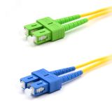 Патч-корд оптический переходной SM. 9/125 OS2. SC/APC-SC/UPC. Duplex. PVC. 2м, 50-2059 REXANT
