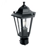 Светильник НТУ-60w на трубу Е27 IP44 черный 11056 FERON