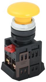 Кнопка AEA-22 Гриб желтая без подсветки 1з+1р BBG30-AEA-K05 IEK