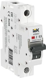 ARMAT Выключатель автоматический однополюсный M10N Z 0,5А AR-M10N-1-Z0D5 IEK
