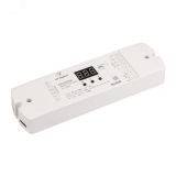 Декодер SMART-K19-DMX (12-48V, 4x350mA) (ARL, IP20 Пластик, 5 лет) 023827 Arlight