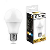 Лампа светодиодная LED 15вт Е27 теплый 25628 FERON