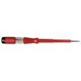 Тестер напряжения контактный 100-500V, 12*200 мм, красный, 32861 STEKKER