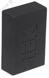 ELECOR Заглушка КМЗ 40х25 черный (4шт/компл) EL-KK10D-Z-040-025-K02 IEK