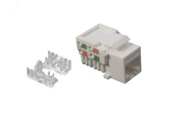 Модуль розеточный Keystone кат. 6, UTP, 1xRJ45, T568A/B, белый DATAREX DR-5103 Datarex
