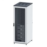 Шкаф собранный напольный 19'' IT-CQE. 47U 600х600 двери стекло/сплошная. RAL7011/7035 R5DC4766GS DKC