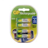 Аккумулятор перезаряжаемый GP 100AAAHC AAA, емкость 930 мАч - 4 шт. в клемшеле 8400 GP