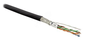 Кабель SFUTP4-C6-P26-IN-LSZH-BK-500 (500м)витая пара экраниров SF/UTPкат.6 445047 Hyperline