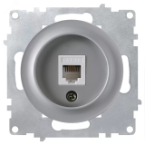 Розетка компьютерная 1xRJ45 кат.5e, цвет серый (серия Florence) 2172839 OneKeyElectro