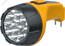 Фонарь светодиодный NPT-CP05-ACCU 12+10LED аккумуляторный с вилкой для зарядки пластик 18633 Navigator Group