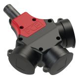Тройник с резиновым корпусом IP44 00-00002109 PCE