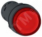 Кнопка 22мм 24В красная с подсветкой XB7NW34B1 Schneider Electric