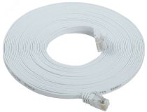Патч-корд плоский категории 6 UTP 7м белый PC08-C06U-7M-FL ITK