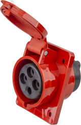 Розетка NCA-SR424-32-380 стационарная скрытая 32А 3P+PE IP44 23201 Navigator Group