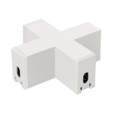 Коннектор крестовой NEO-CLIP-38-CON-X-WH (IP40 металл, 3 года) 028938 Arlight