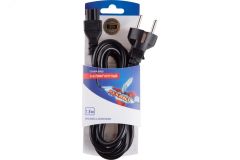 Шнур сетевой Евро 3х0.75кв.мм 1.8М (PVC) (с заземл.) для питания ноутбука, 06-3255 REXANT